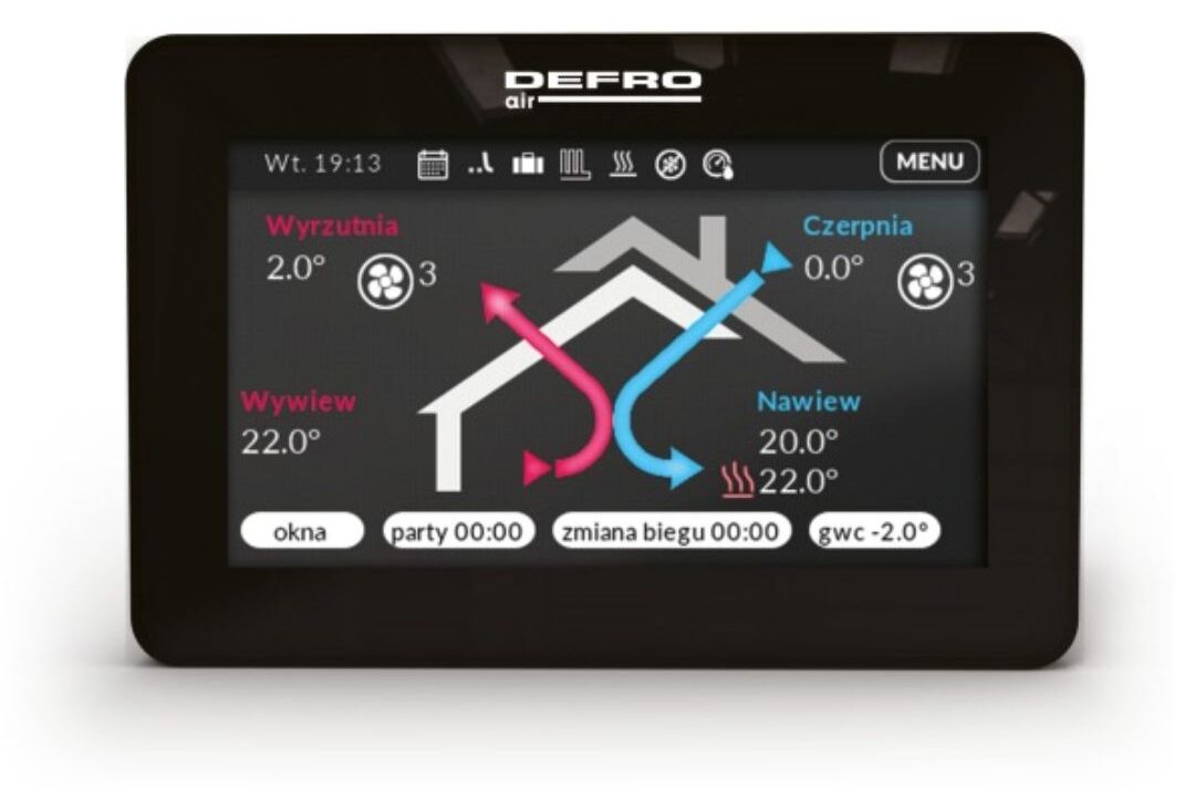 sterownik-rekuperator-defro-drx-plus-h