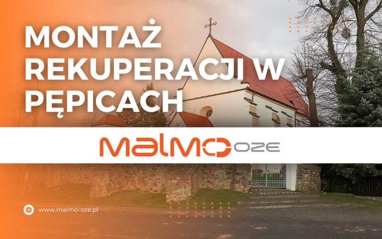 Montaż rekuperacji w Pępicach