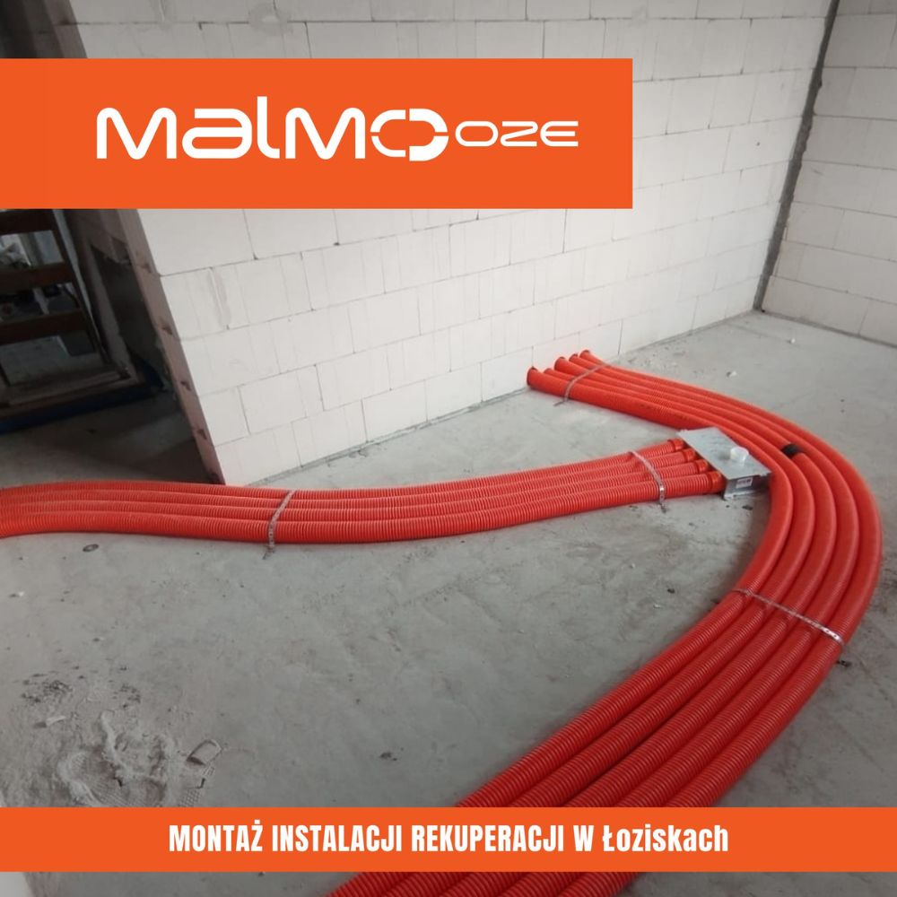 montaż rekuperacji w Łoziskach