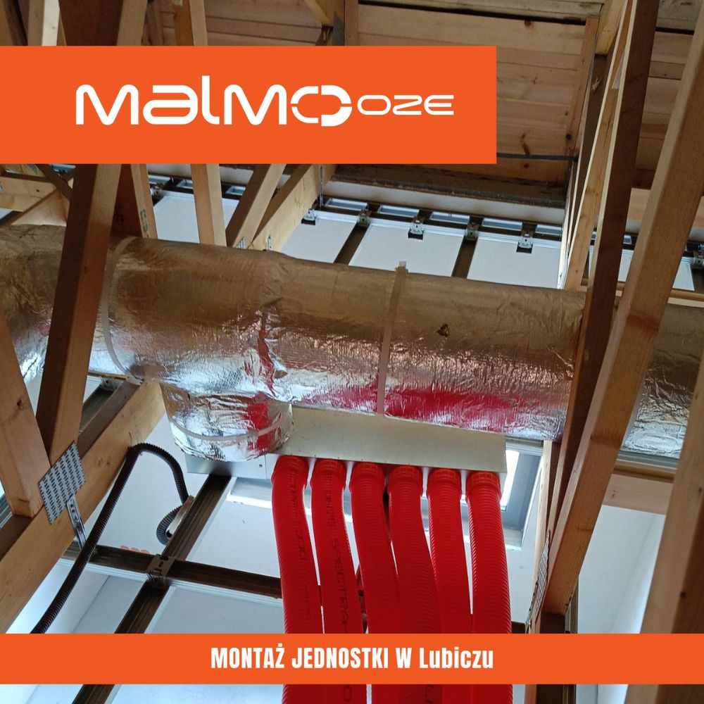 montaż rekuperacji w Lubiczu