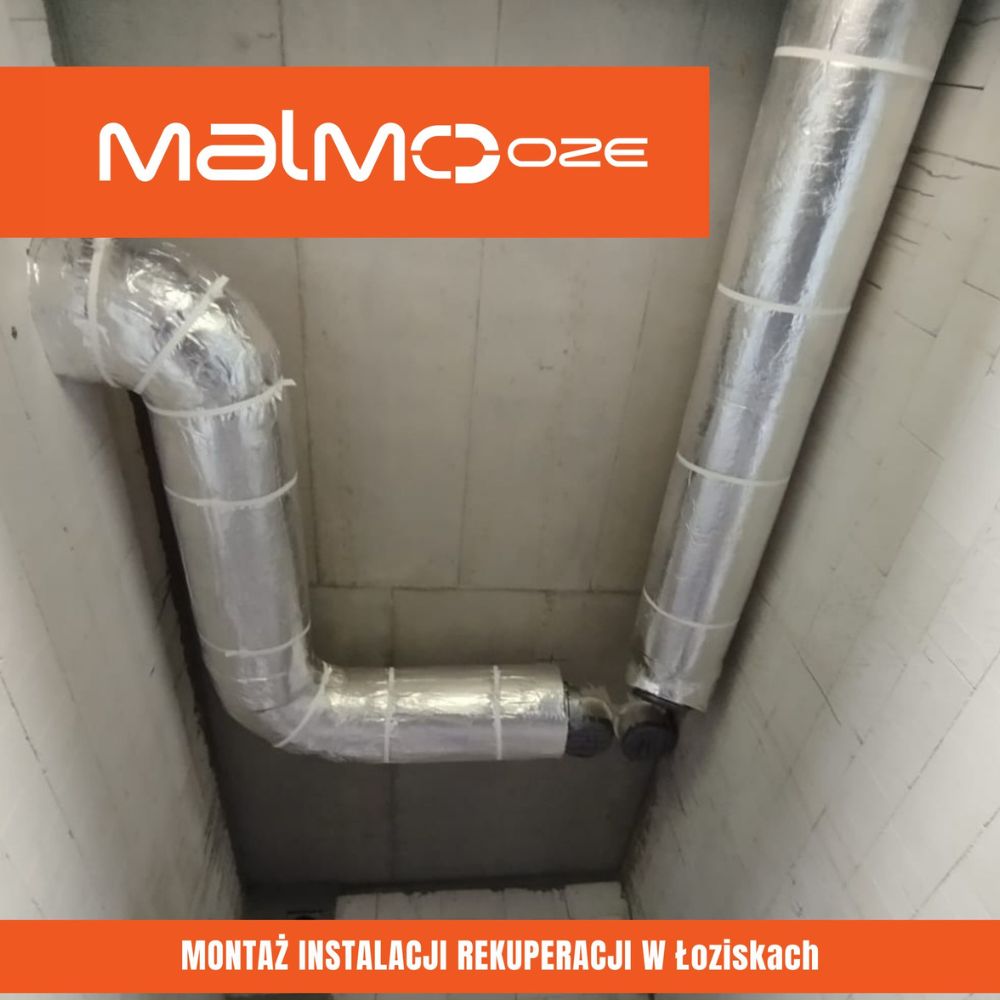 montaż wentylacji mechanicznej w Łoziskach