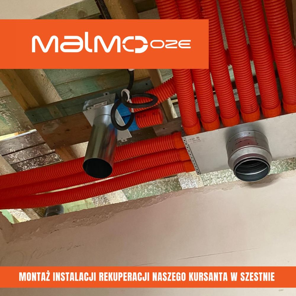rekuperacja szkolenie - kursant montaż