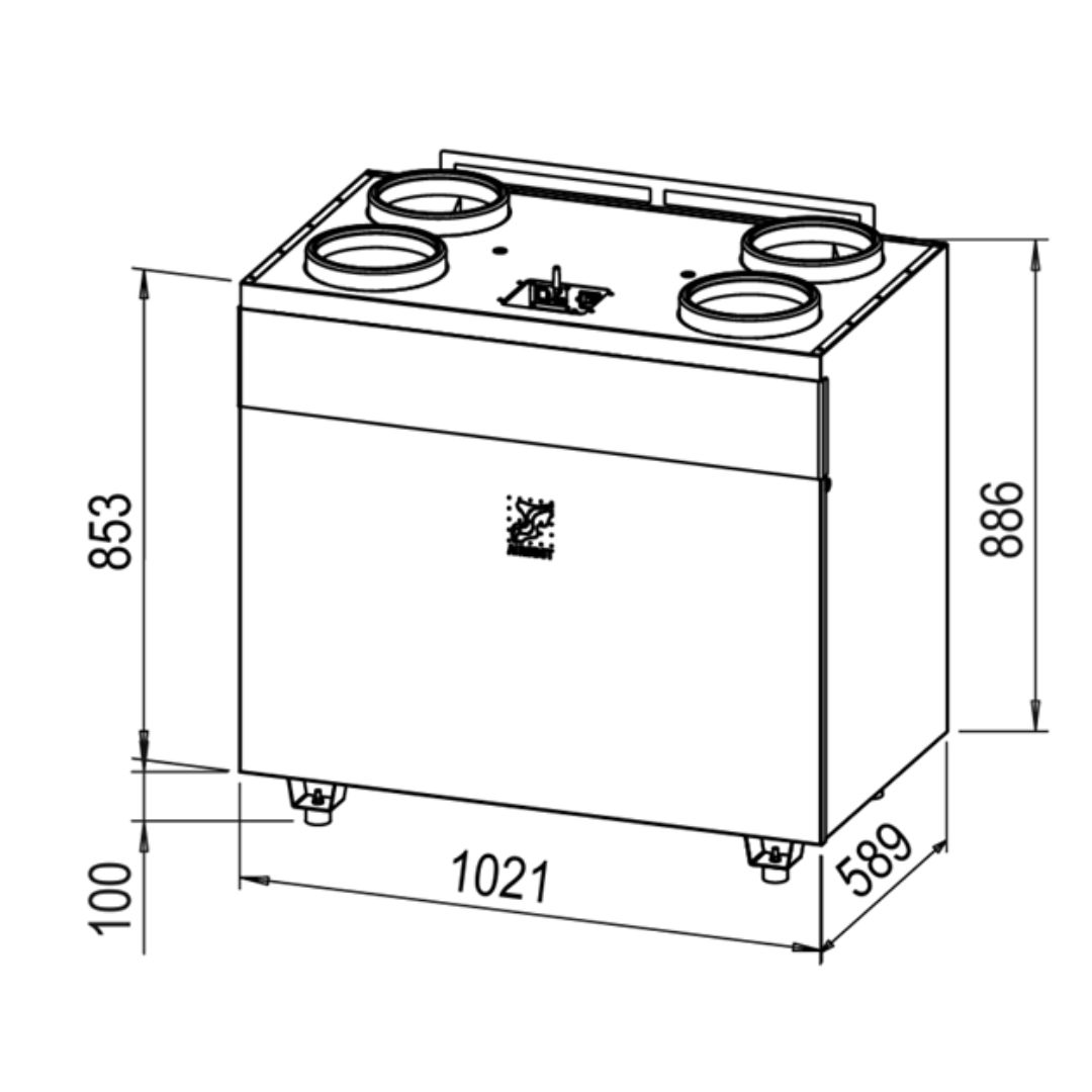 rekuperator-airobot-v8-wymiary