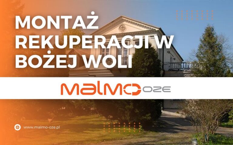 Montaż rekuperacji w Bożej Woli