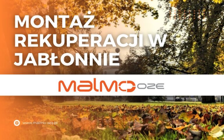 Montaż rekuperacji w Jabłonnie