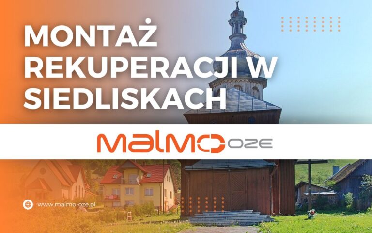 Montaż rekuperacji w Siedliskach