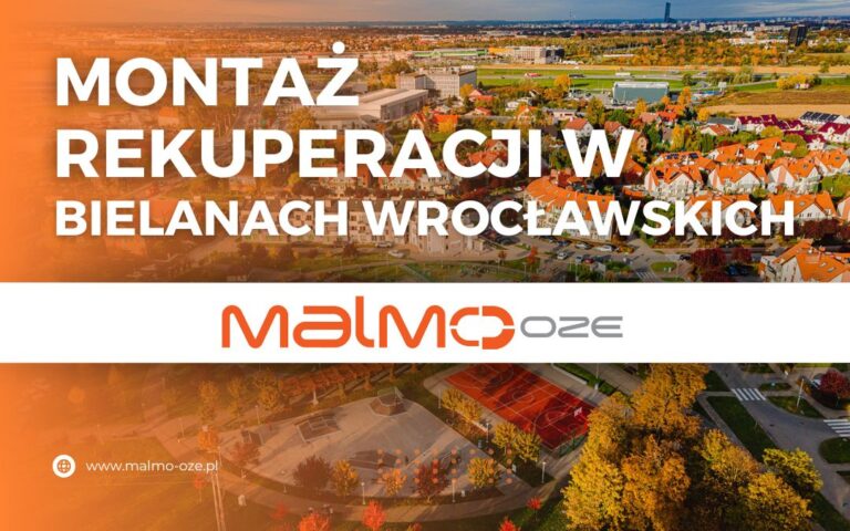 Montaż rekuperacji w Bielanach Wrocławskich