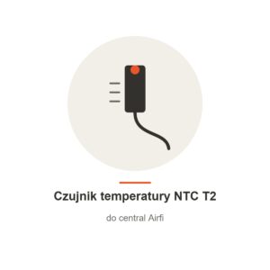 Czujnik temperatury NTC T2, do central Airfi