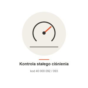 Kontrola stałego ciśnienia, kod 40 000 092 / 093