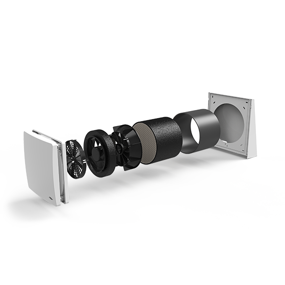 inVENTer iV14-MaxAir, budowa jednostki, rysunek rozłożeniowy
