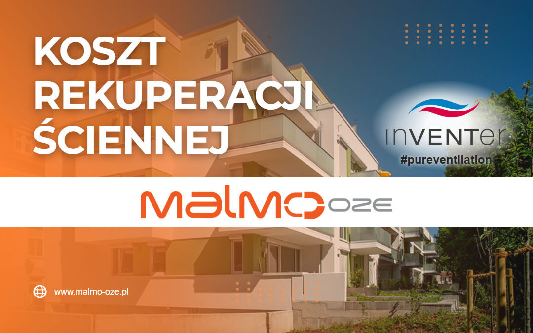 Koszt rekuperacji ściennej inVENTer: ceny i zużycie prądu.