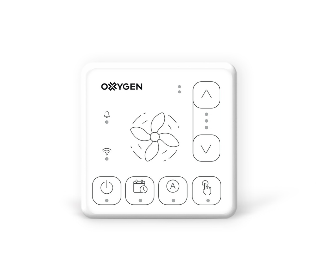 Panel sterowania Oxygen Easy Wi-Fi i Bluetooth, biały