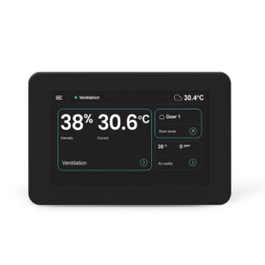 Panel sterowania Oxygen LCD SimpleTouch Wi-Fi i Bluetooth, czarny