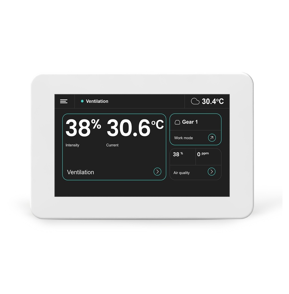 Panel sterowania Oxygen LCD SimpleTouch Wi-Fi i Bluetooth, biały